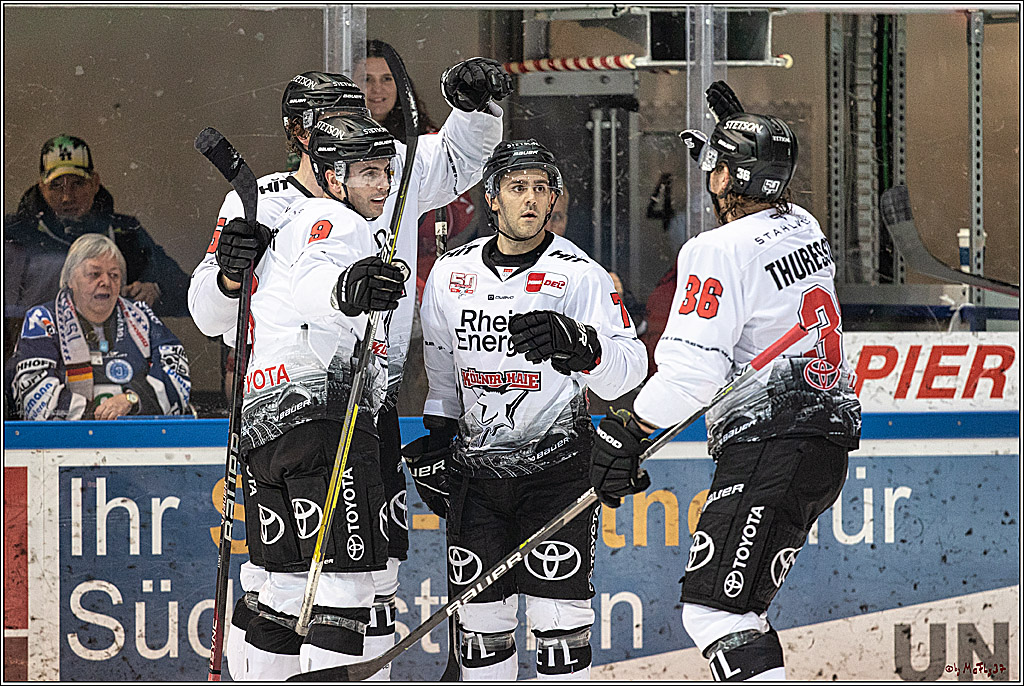 PENNY DEL;  Iserlohner EC - Koelner Haie; Iserlohn, 24.02.2023